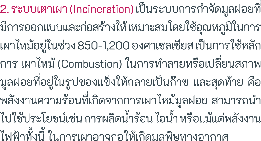 2             (Incineration)                                                                                            