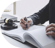 Consultation and conference of Male lawyers and professional businesswoman working and discussion having at law firm in office. Concepts of law, Judge gavel with scales of justice.